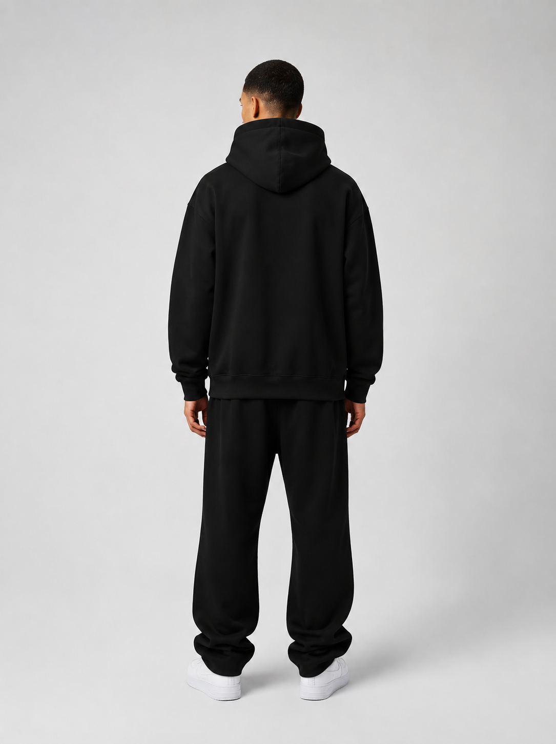HEATWAVE ZIP HOODIE - BLACK