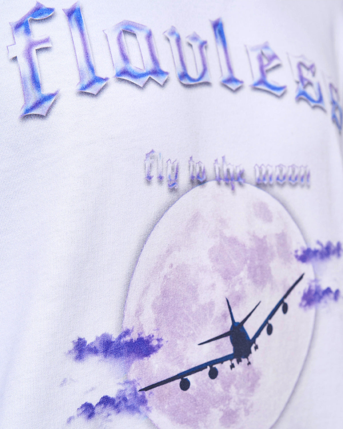 FLY TO THE MOON T-SHIRT - LAVENDER