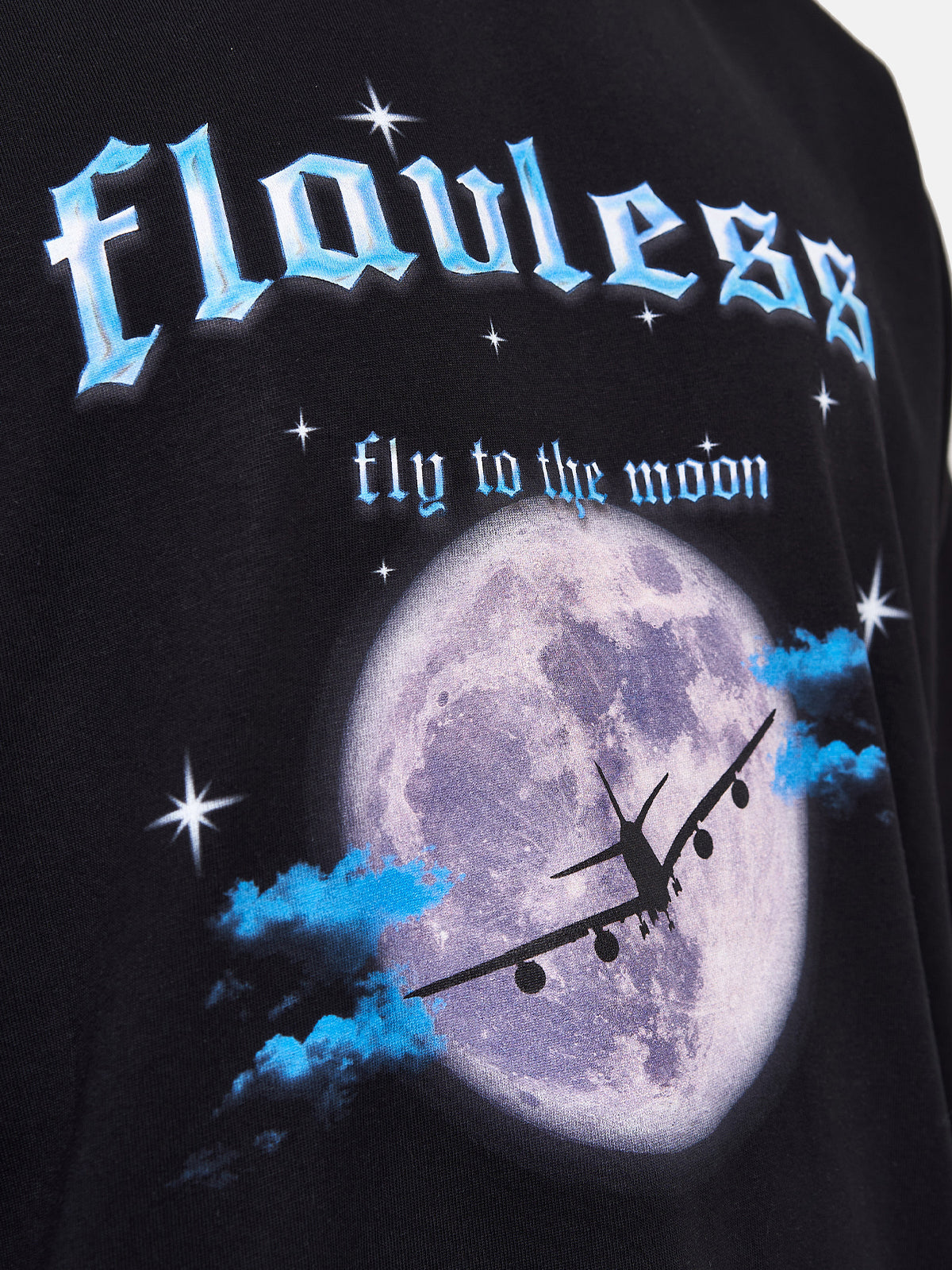 FLY TO THE MOON T-SHIRT - SKY BLUE