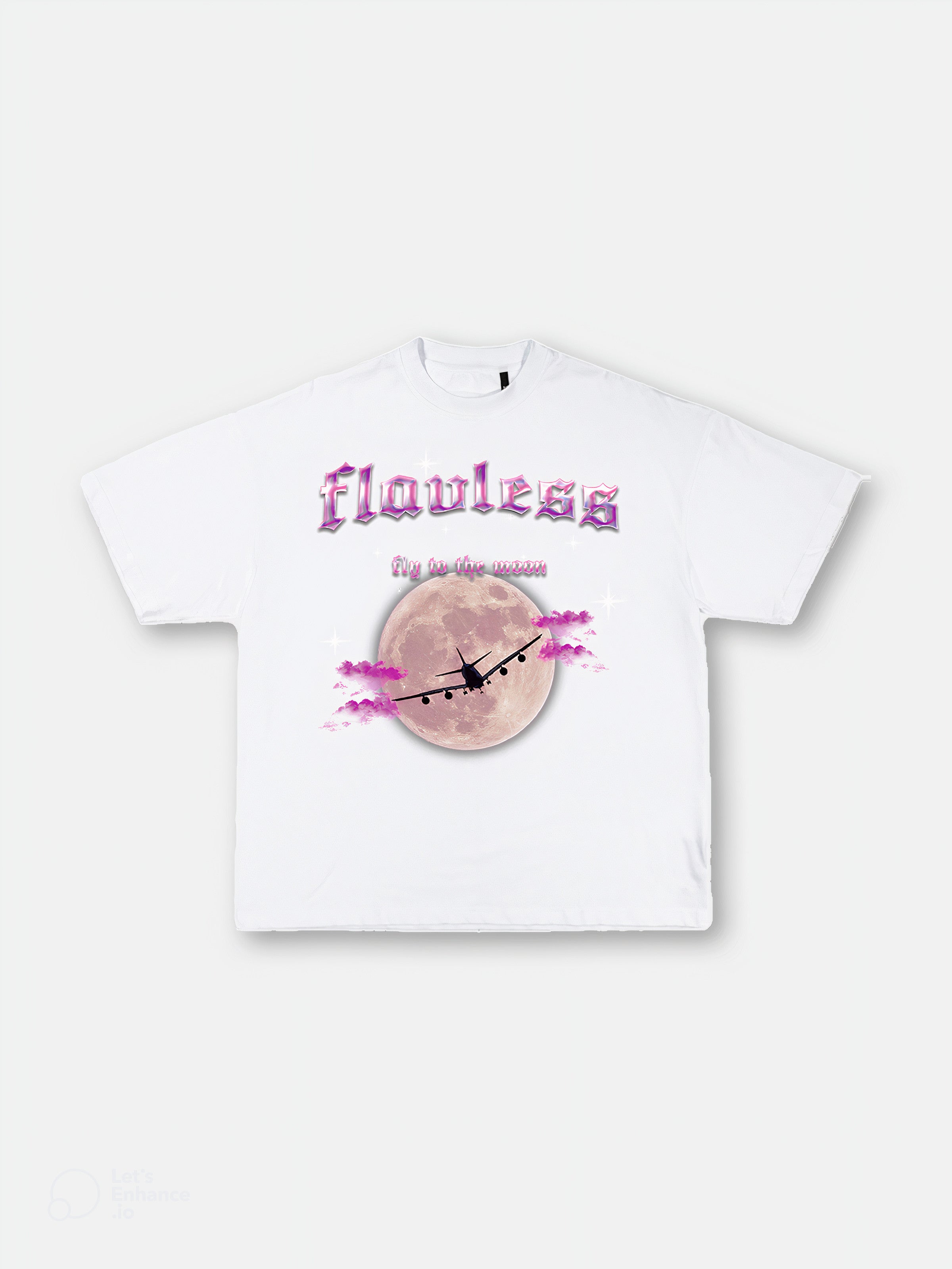 FLY TO THE MOON T-SHIRT - PINK